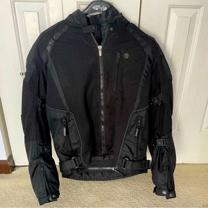 Joe Rocket Phoenix Men’s Black Motorcycle Jacket Large